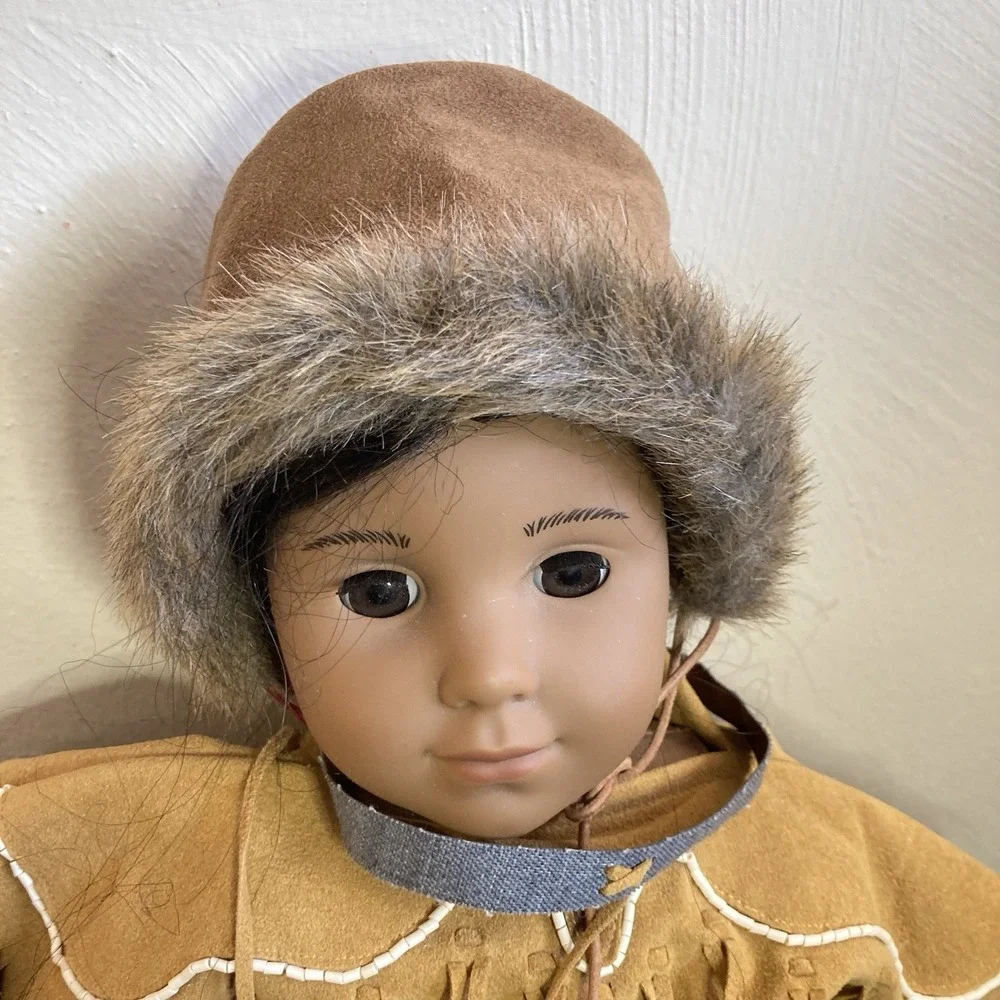 American Girl Kaya Pleasant Company Doll with Outfit Fringe Dress Fur Winter Hat